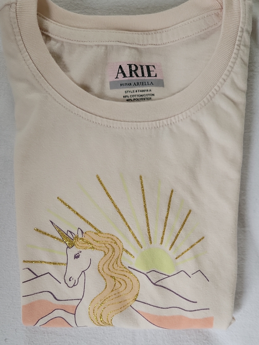 Girls Small Unicorn Tee